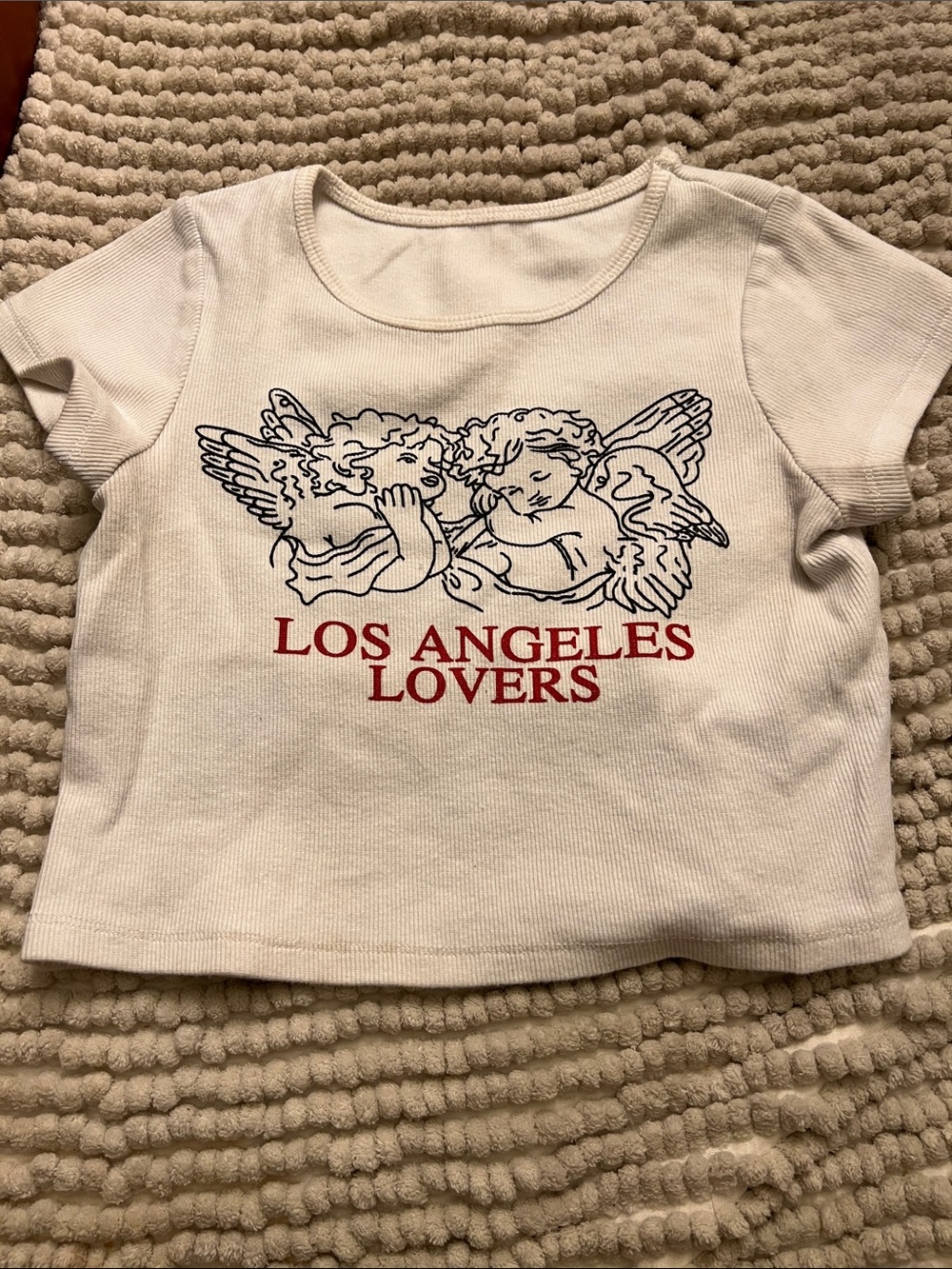 Women’s Los Angeles Lovers' White Graphic Tee